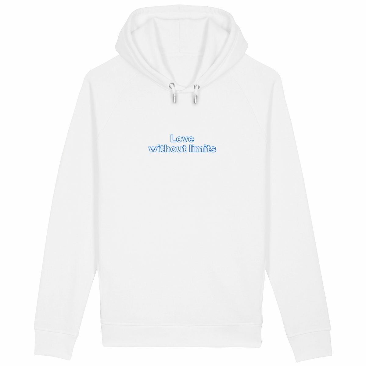 "Love Without Limits" Hoodie – Organic Cotton