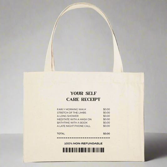 self care tote bag